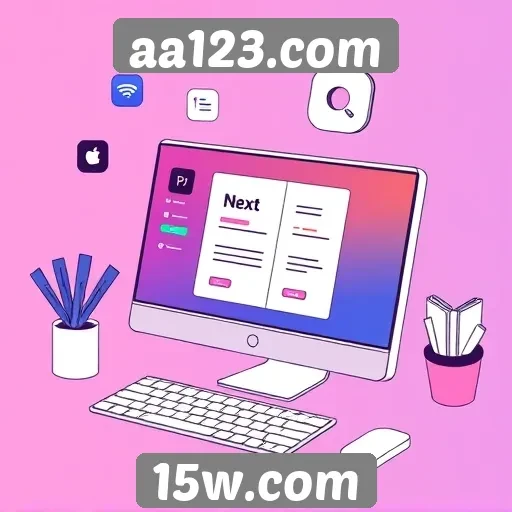 Tendências de design de interface em aa123.com